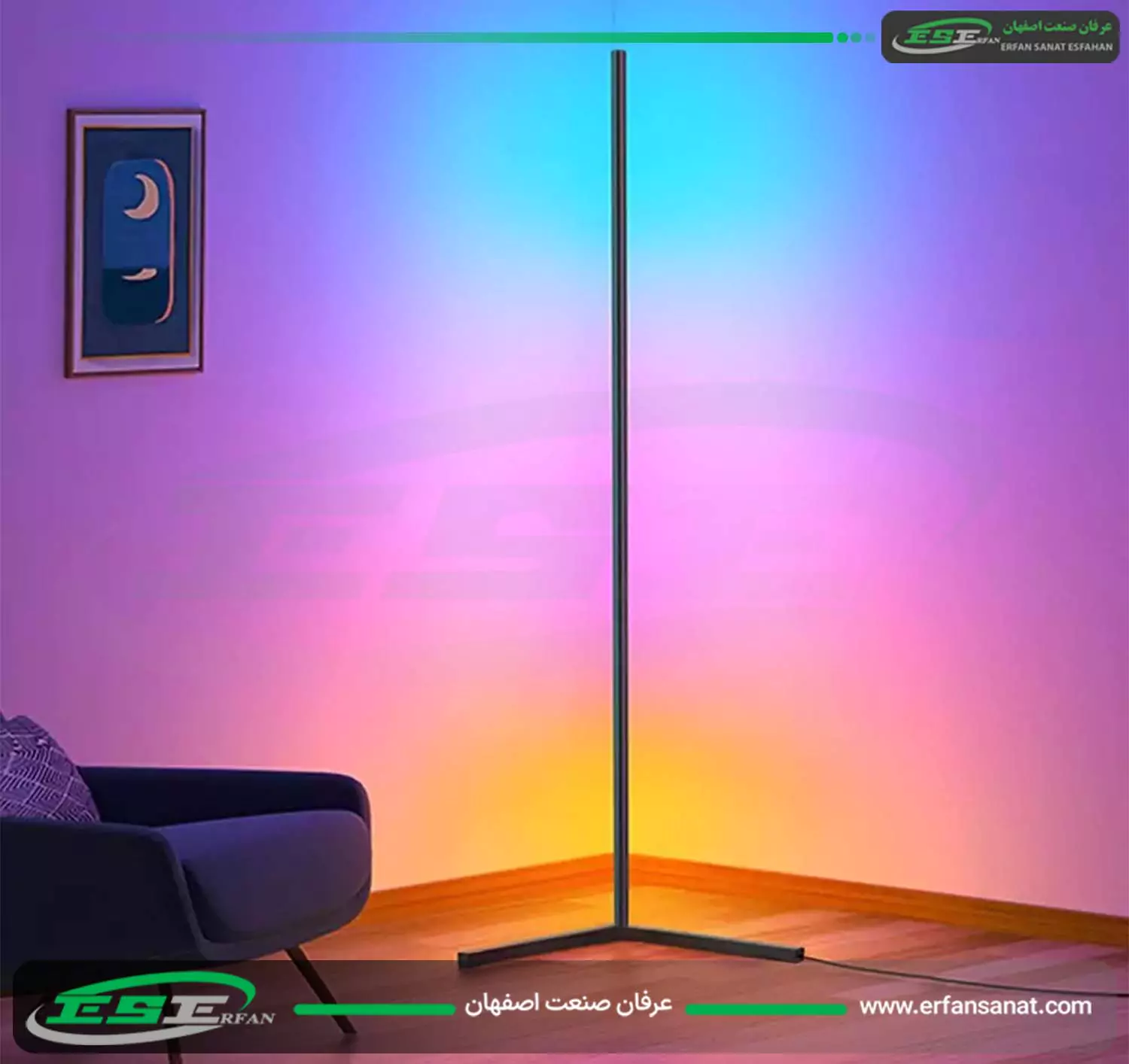 آشنایی با لامپ های RGB رنگی 3 لامپ های ار جی بی