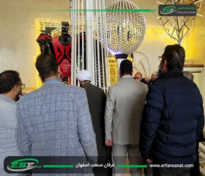 بازدید فرماندار خمینی شهر و جناب آقای آیت الله نقد علی نماینده مجلس شورای اسلامی